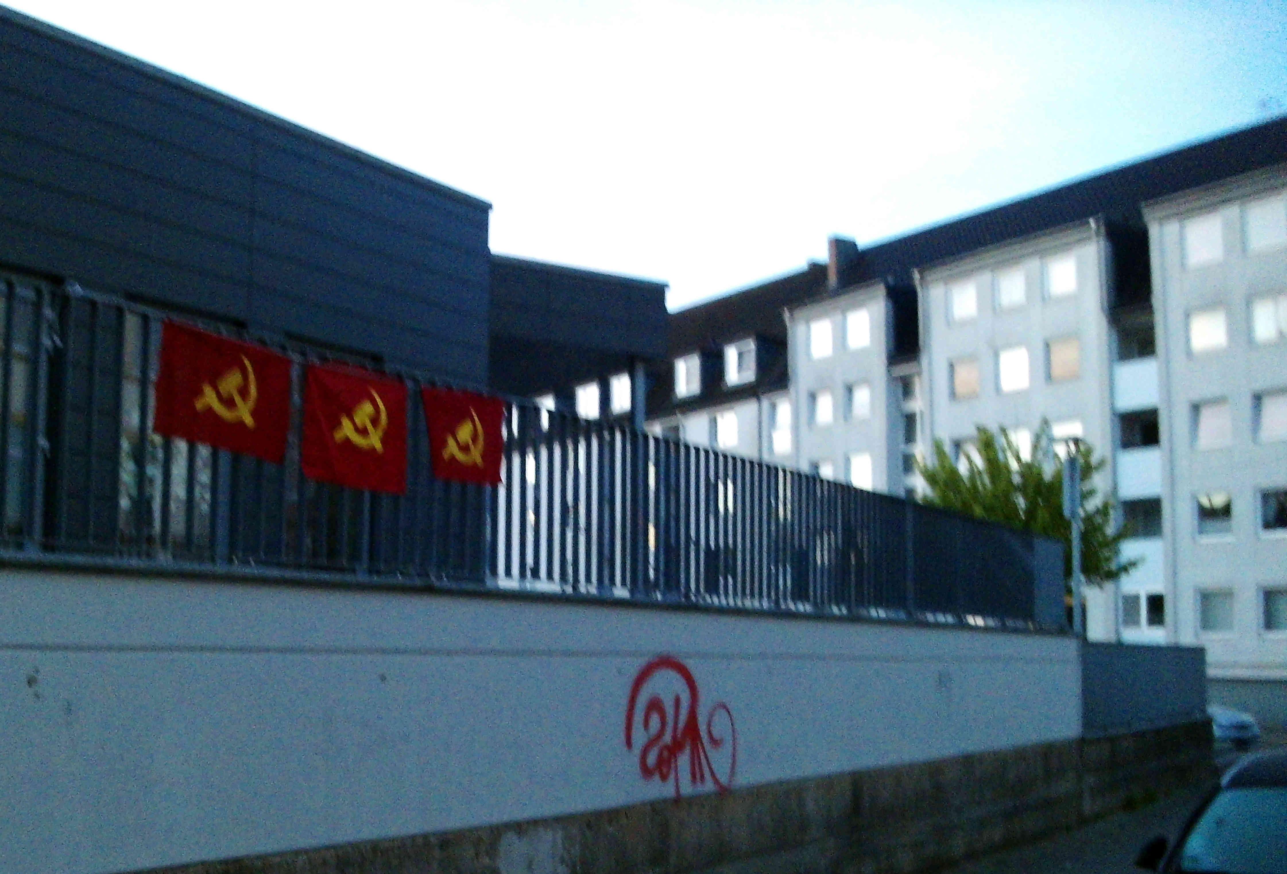 Beflaggung Bremerhaven Goetheviertel