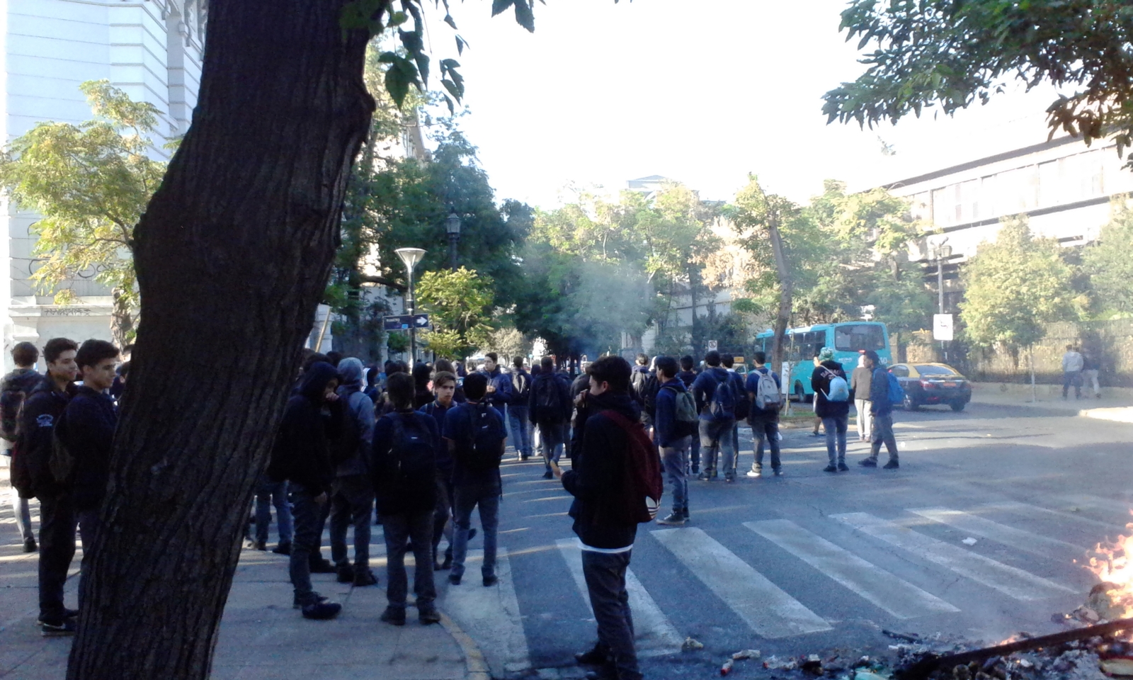 Tag des jungen Kombattanten am Morgen